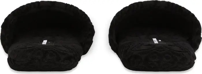 Dolce&Gabbana DG Logo Jacquard Cotton Terry Cloth Scuff Slipper | Nordstrom | Nordstrom