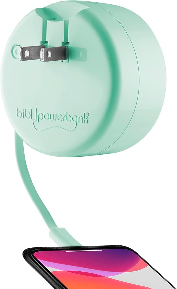 Bibicord Portable Wall Charger with Retractable Lightning Cable & 2500 mAh Battery (Provide 60% C... | Amazon (US)