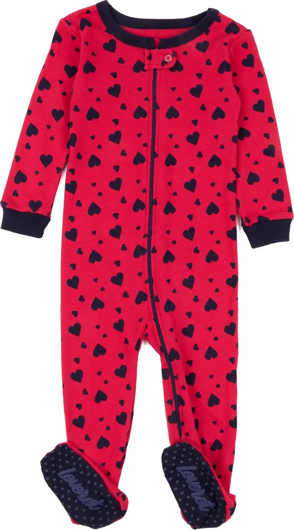 Hearts Footed Sleeper Pajama | Nordstrom Rack