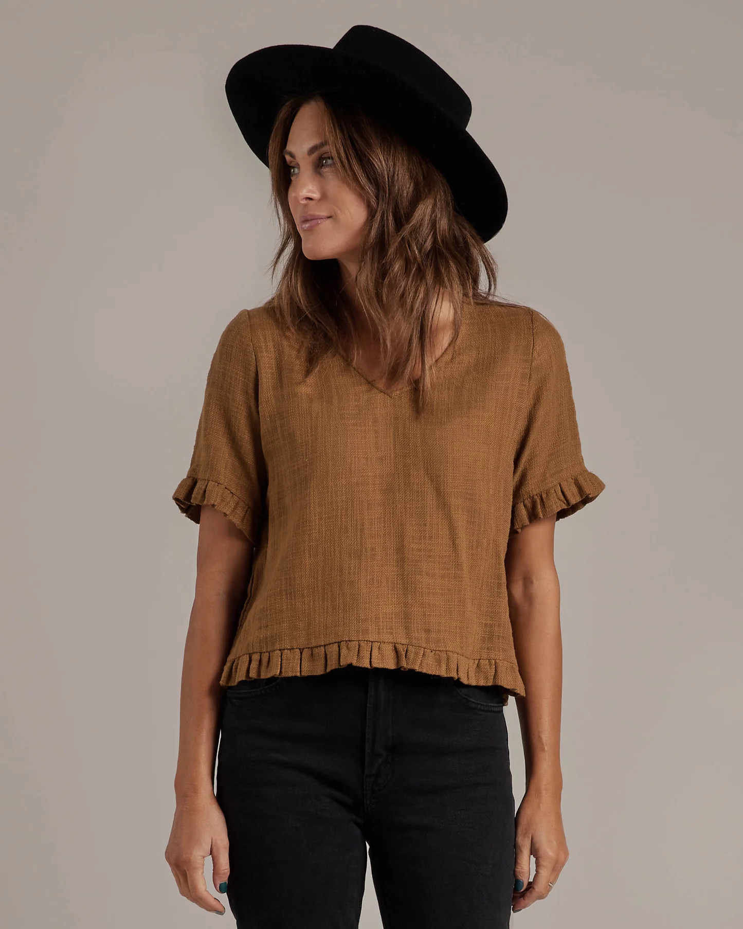 rory top | chartreuse | Rylee + Cru