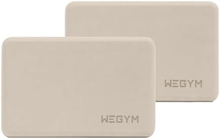 WeGym Yoga blocks with Anti-Slip, Comfortable Grip, Sturdy Sides for Secure Workouts at Home, for... | Amazon (US)