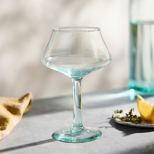 Recycle Glass Margarita Coupe | Terrain
