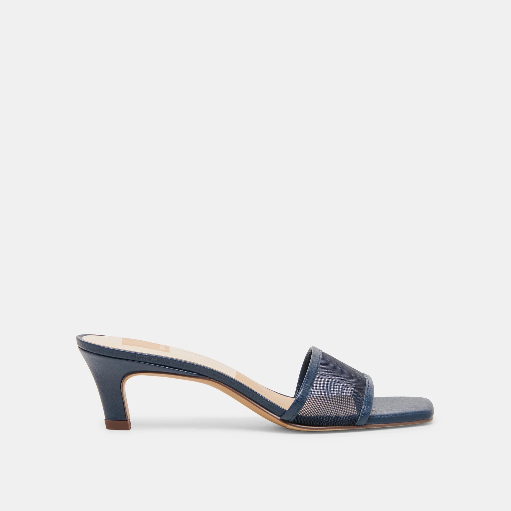 Rexa Mesh Heels Navy Mesh | DolceVita.com