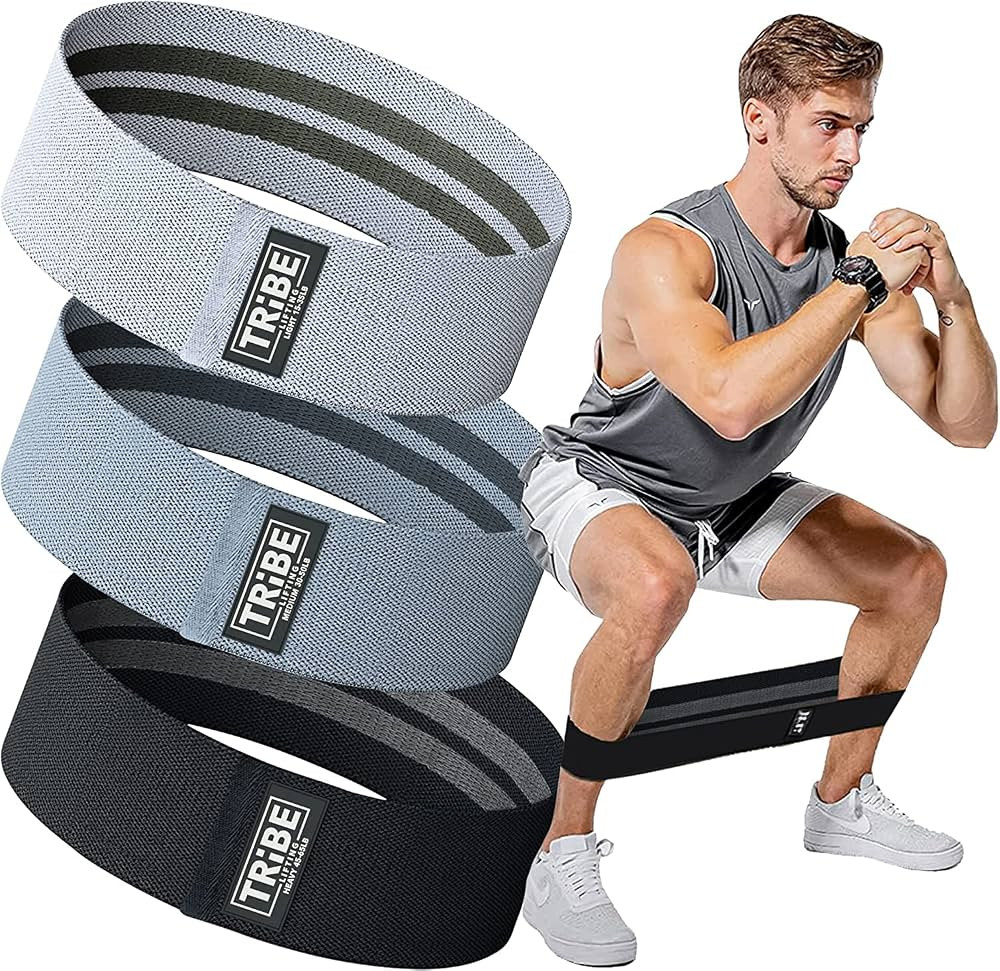 Amazon.com: Fabric Booty Bands for Working Out for Women and Men, Gym Exercise / Resistance Bands... | Amazon (US)