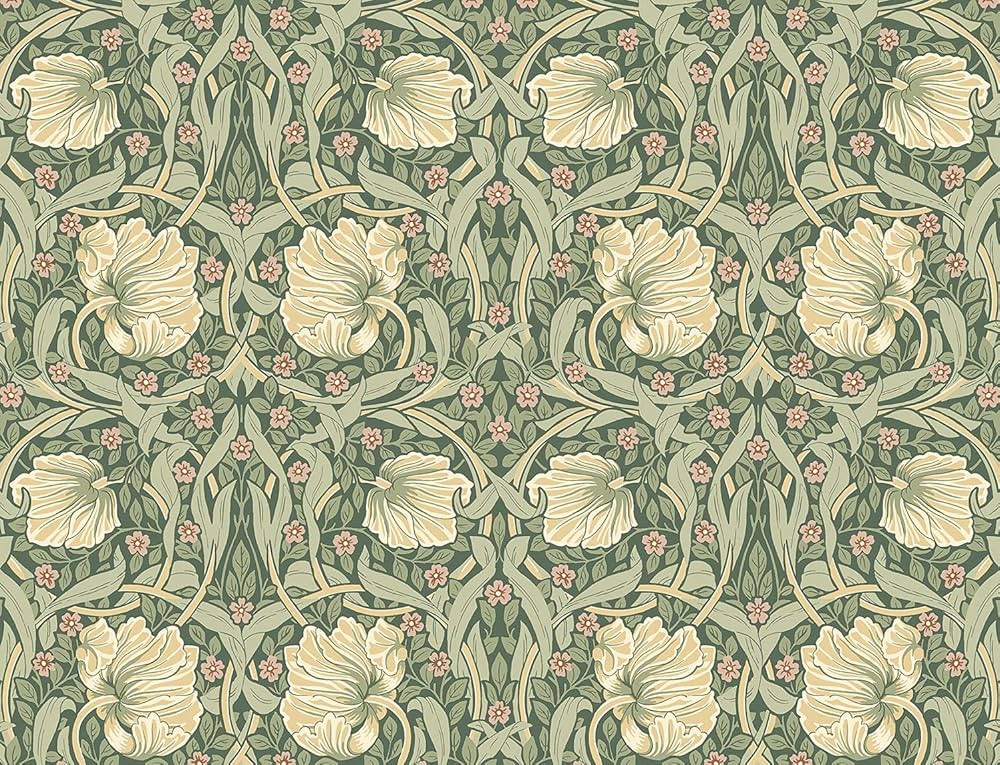 NextWall Pimpernel Floral Peel and Stick Wallpaper (Gardenia & Sage) | Amazon (US)