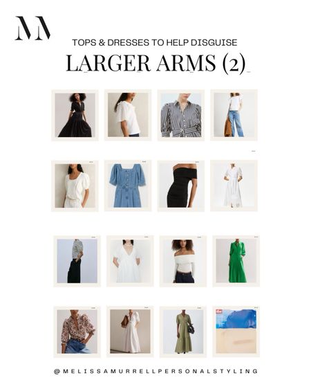 Part 2 - summer tops, dresses & jumpsuits with shoulder details that will help to create balance and make the arms look smaller. 

#LTKstyletip #LTKsummer #LTKmidsize