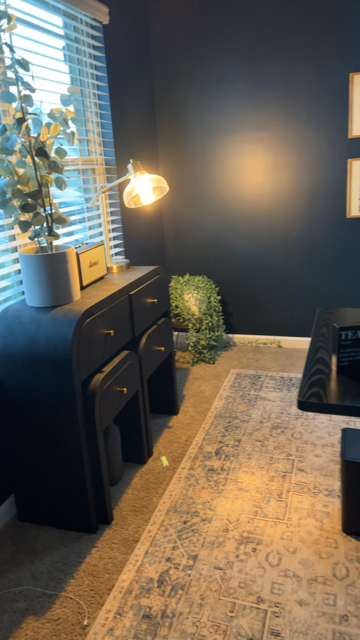 A unique modern rustic home office space I created 🖤

#LTKWatchNow #LTKHome