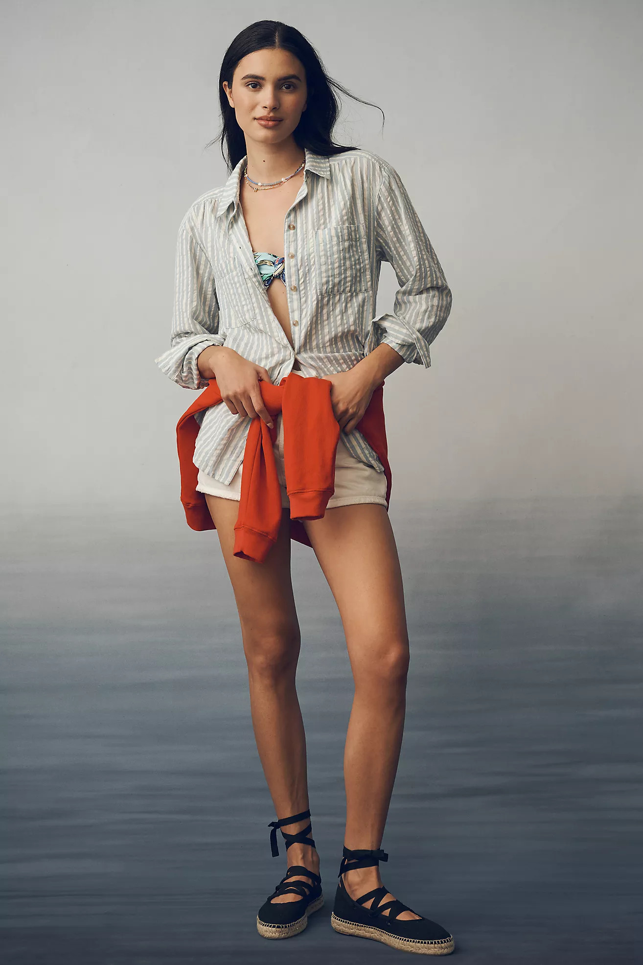 The Hadley Relaxed Buttondown Shirt by Pilcro​: Striped Edition | Anthropologie (US)