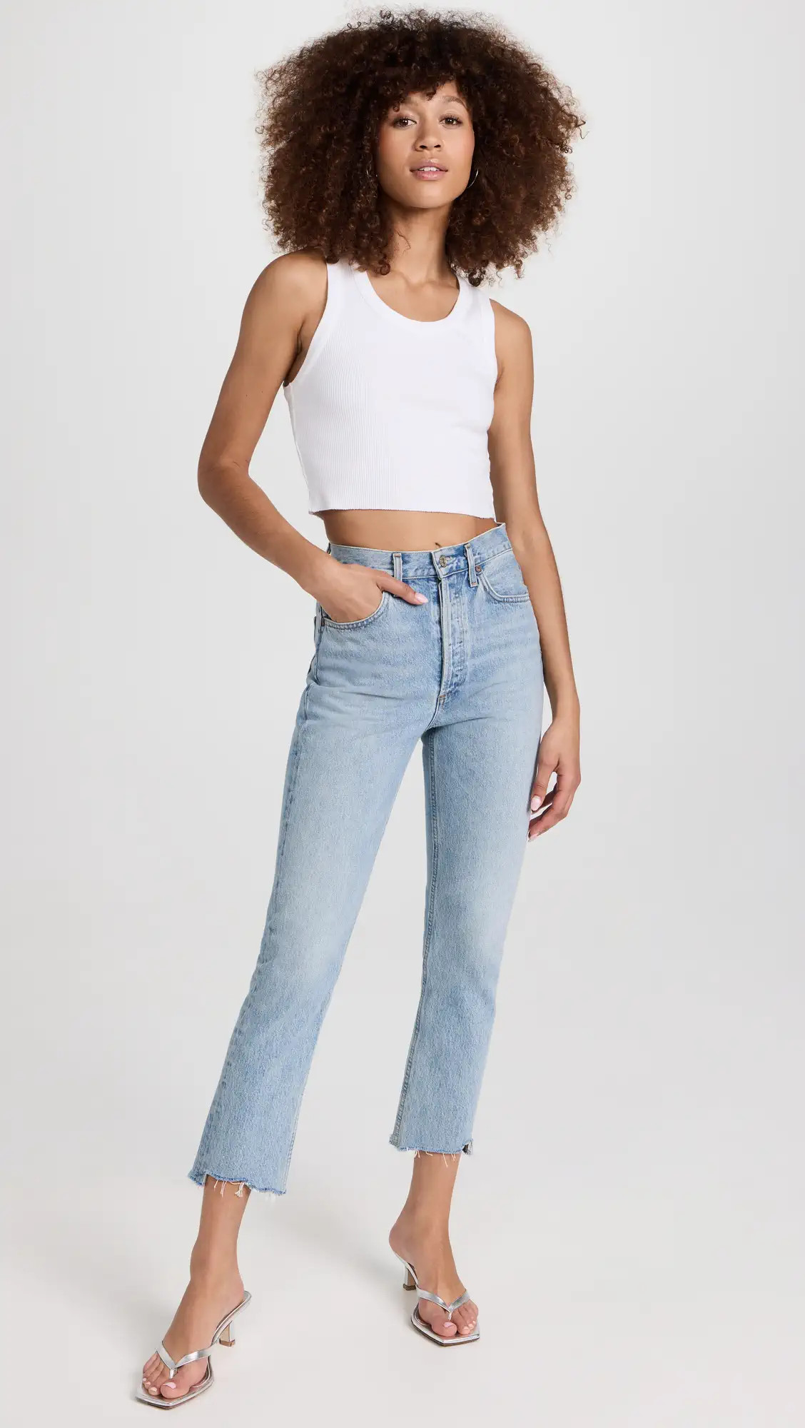 AGOLDE Poppy Tank: Scoop Neck Tank | Shopbop | Shopbop