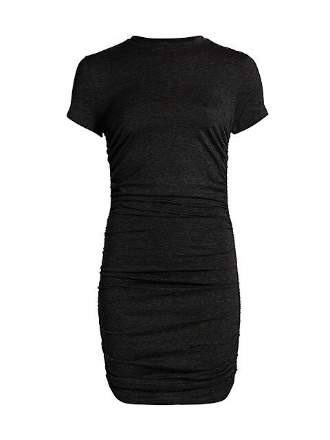 Ruched Cotton T-Shirt Dress | Saks Fifth Avenue