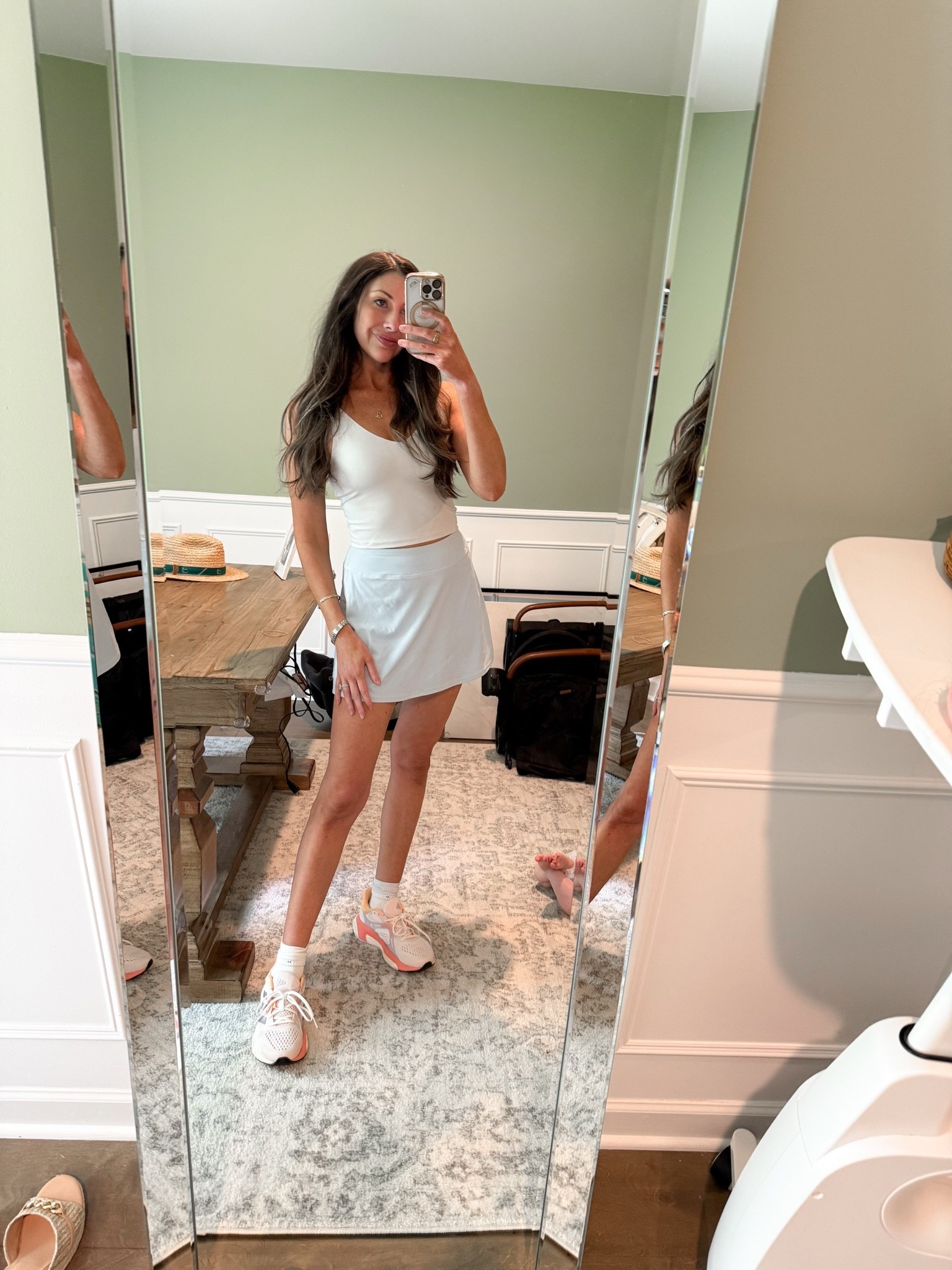 Size small in tank and skirt!