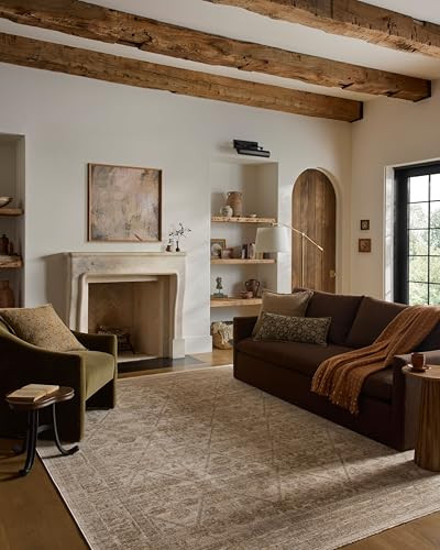 Loloi Elora Ivory/Multi 6'-3" x 9'-6" Area Rug | Amazon (US)