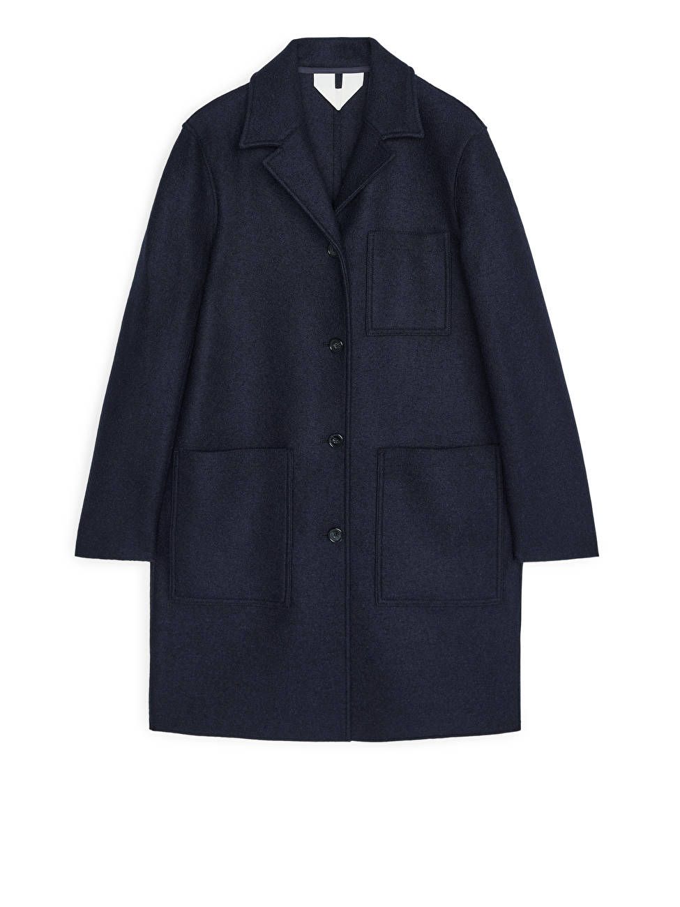 Mantel aus Woll-Jersey | ARKET