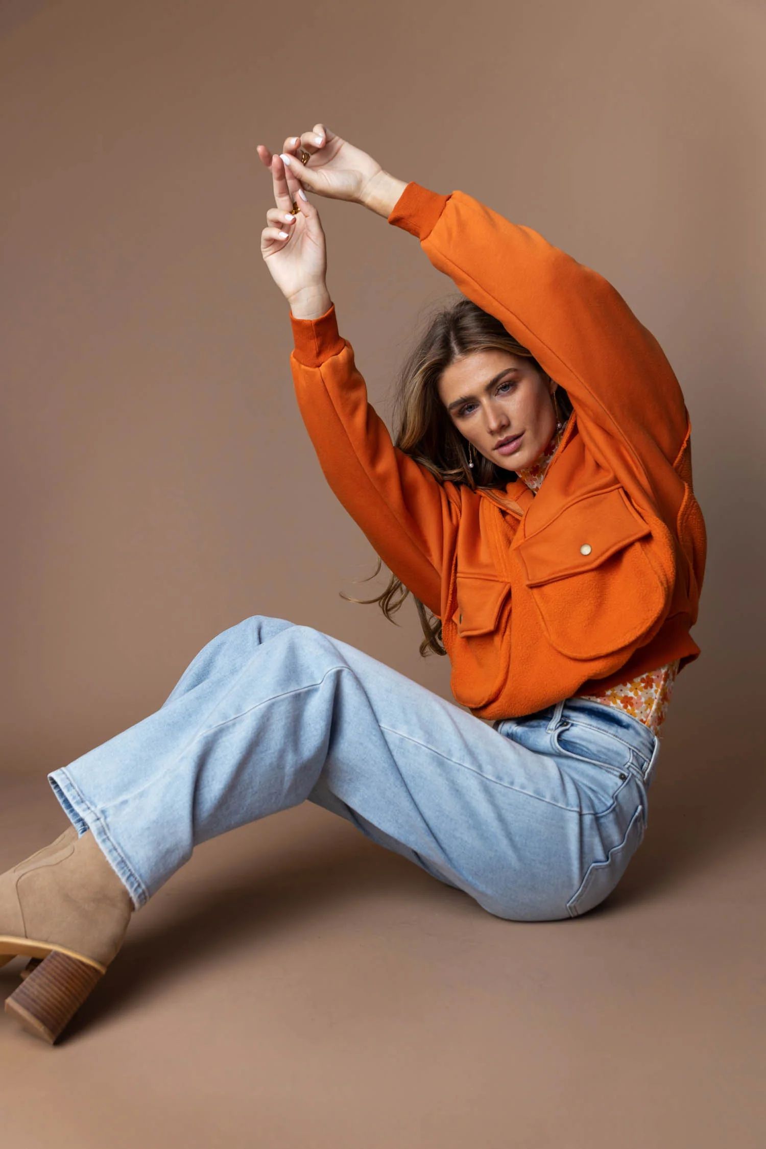 Harry Sweater in Orange - böhme | Bohme