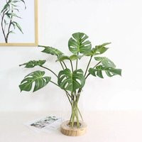 Artificial Plants Tropical Turtle Leaves Green High Quality For Home Decor Big Fake Plant Autumn Liv | Etsy (US)