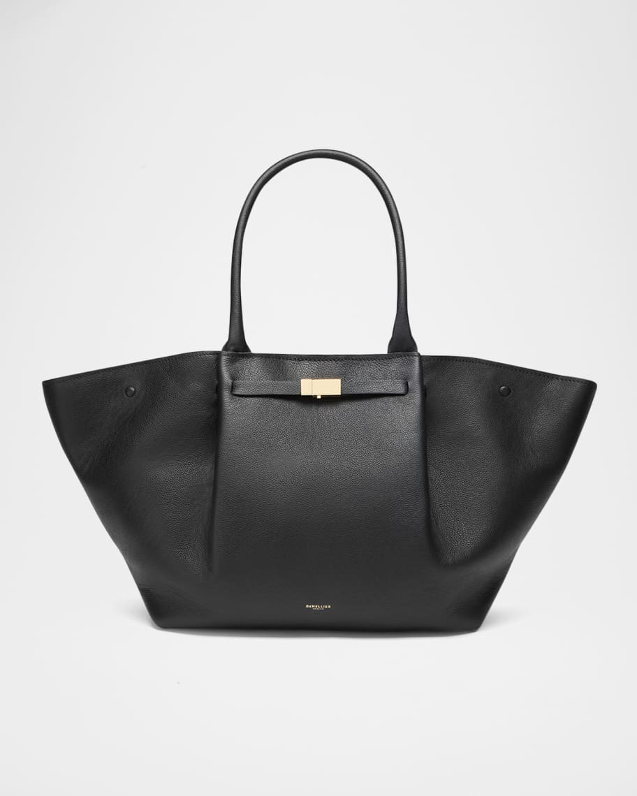 New York Calf Leather Tote Bag | Neiman Marcus