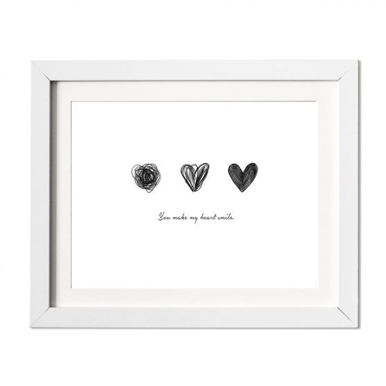 L’amour Fou Print Shop You Make My Heart Smile Print | The Tot