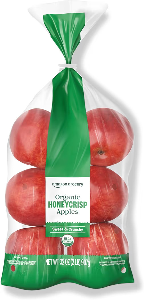 Amazon Grocery, Organic Honeycrisp Apples, 2 Lb (Previously Fresh Brand, Packaging May Vary) | Amazon (US)