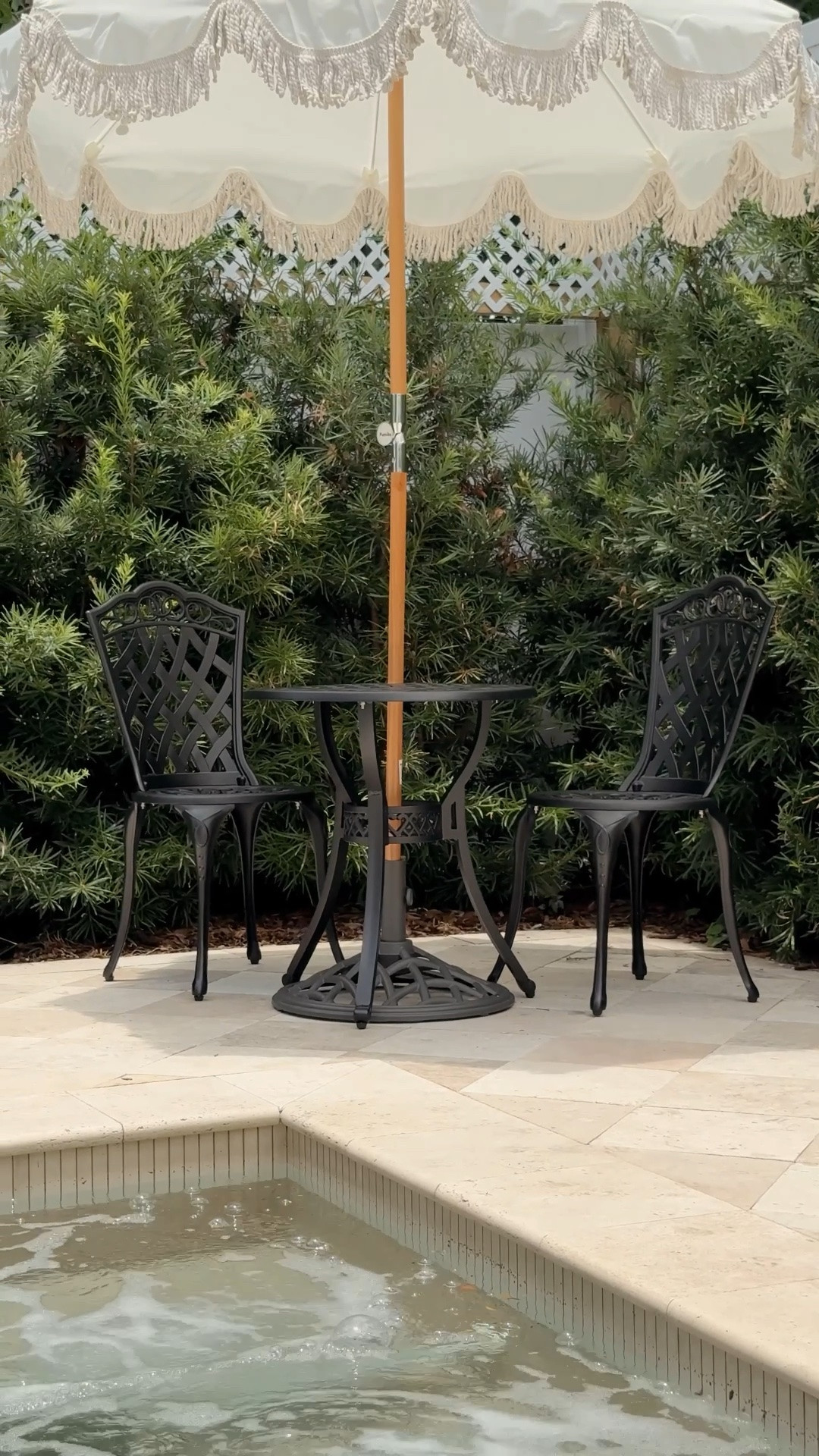 #ad Transforming an unused corner of the yard into the perfect spot for morning coffee ☕️ 

I sourced this bistro set and umbrella from @Wayfair, and linked similar options below!

#wayfairpartner #ad #wayfair

#LTKfitnessgoals #LTKHome