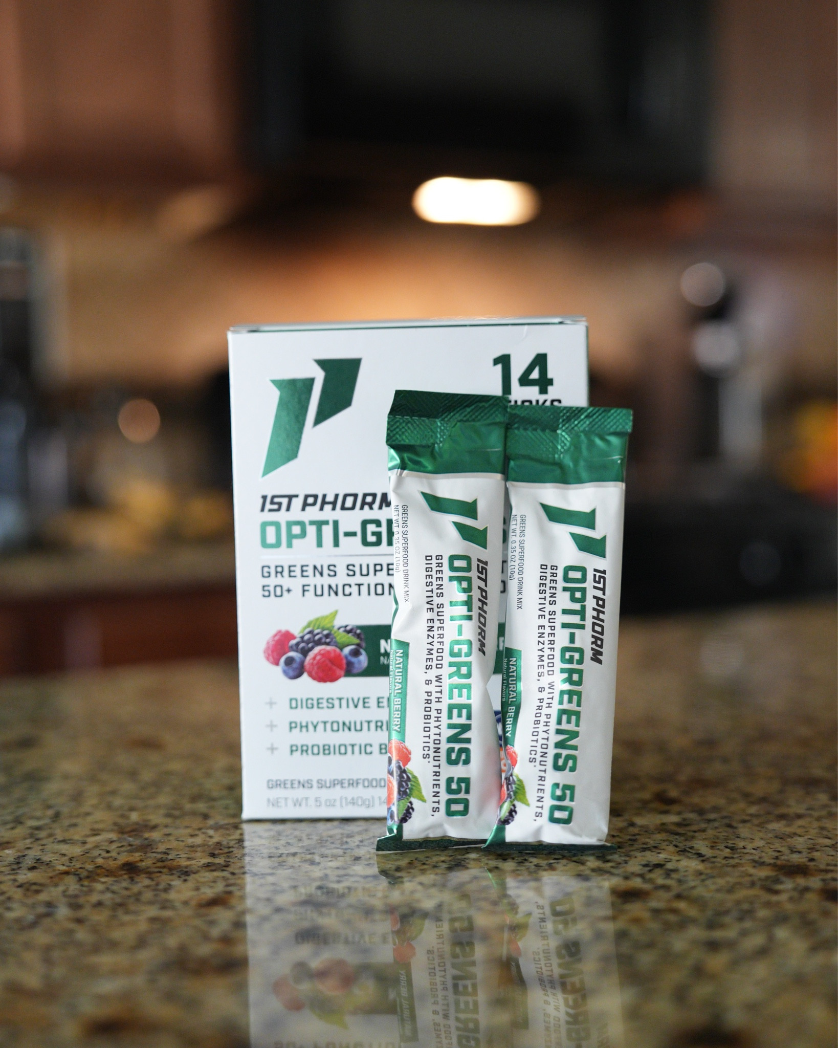 Clearly need more greens in my diet, so glad to have these 1stPhorm OptiGreens on deck.