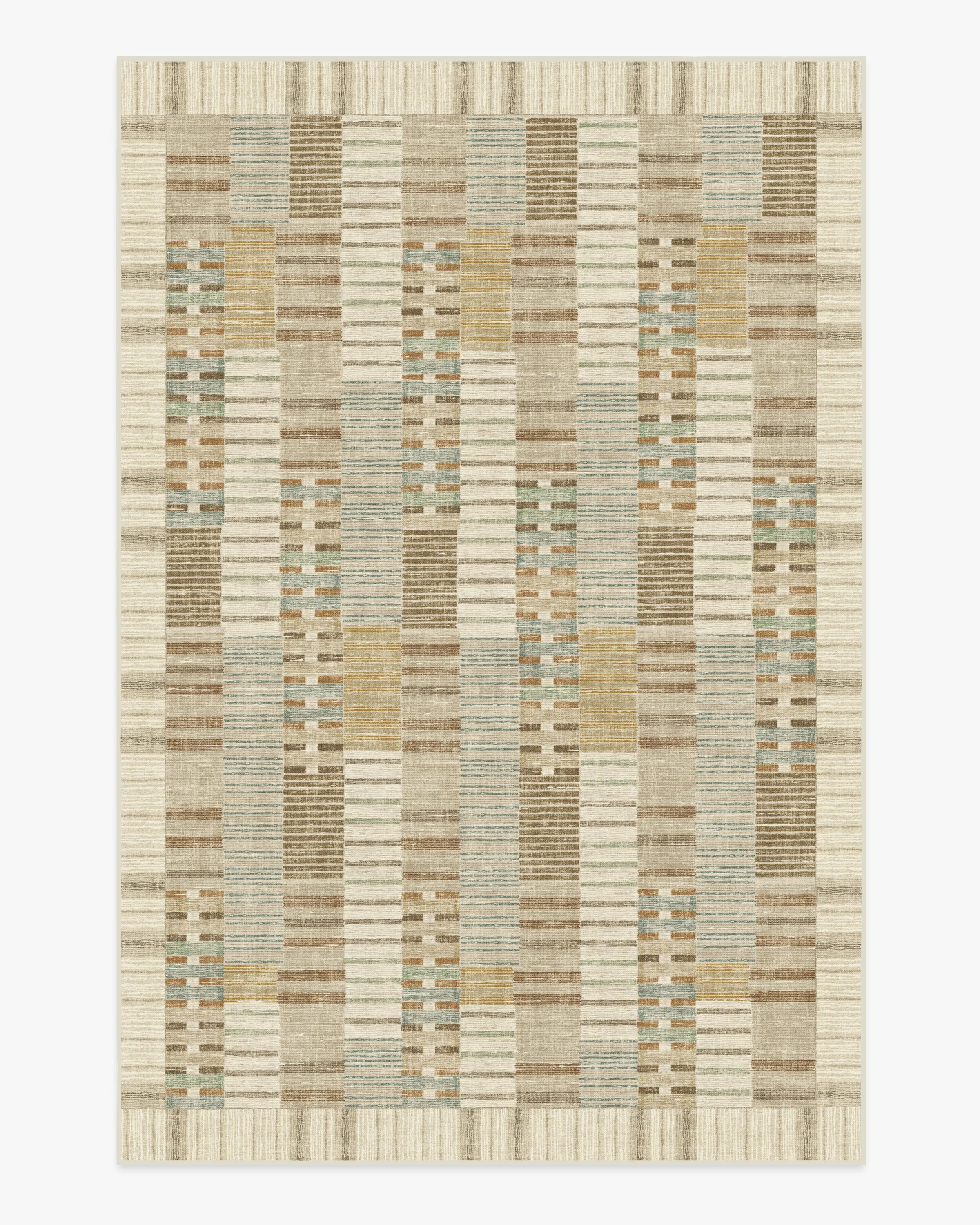 Selene Neutral Multicolor Flatwoven Rug | Ruggable