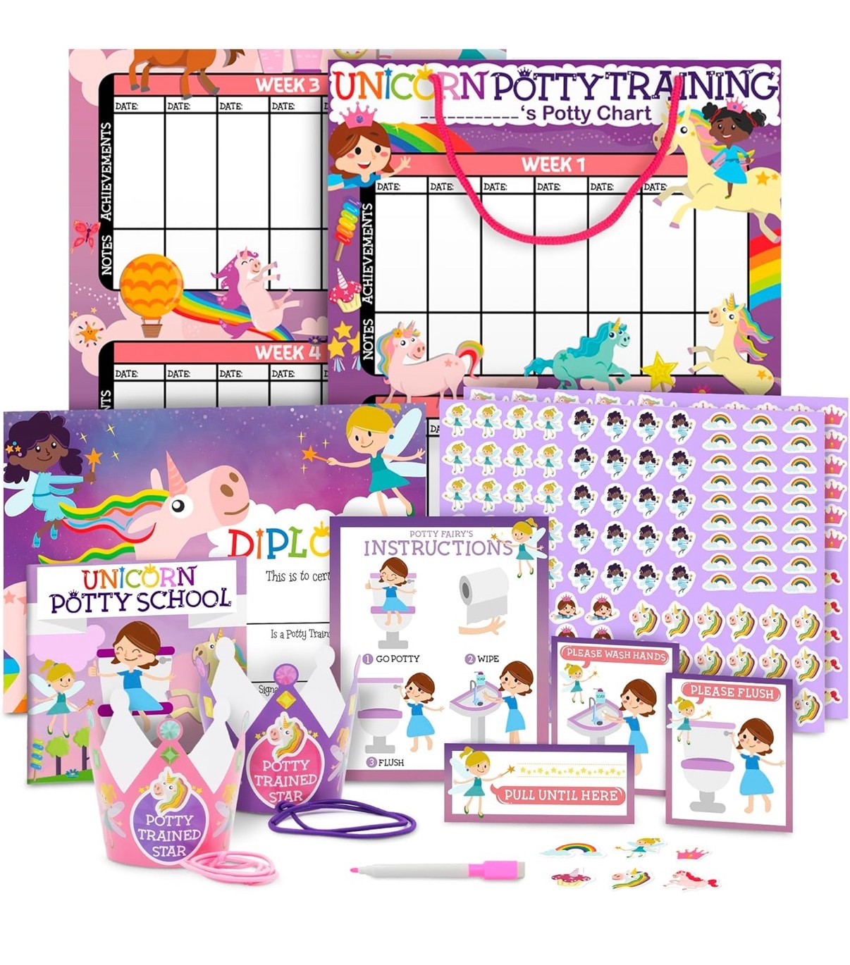 Potty training sticker chart 

#LTKFamily #LTKBaby #LTKKids
