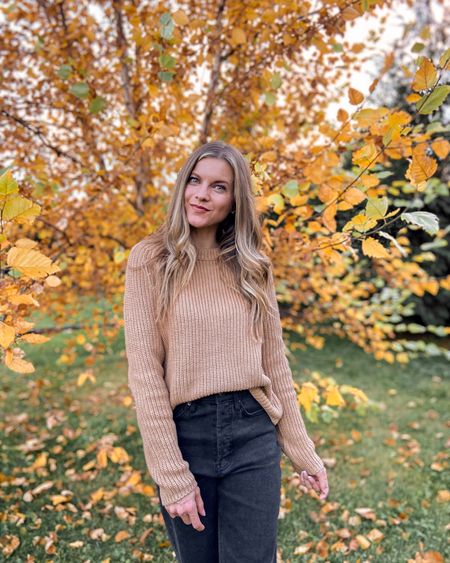 100% Organic Cotton Sweater
Comes in 13 colors
(This is camel color)
Fall outfit inspo
Thanksgiving outfit
#softautumn #shesanautumn

#LTKover40 #LTKSeasonal #LTKfindsunder50