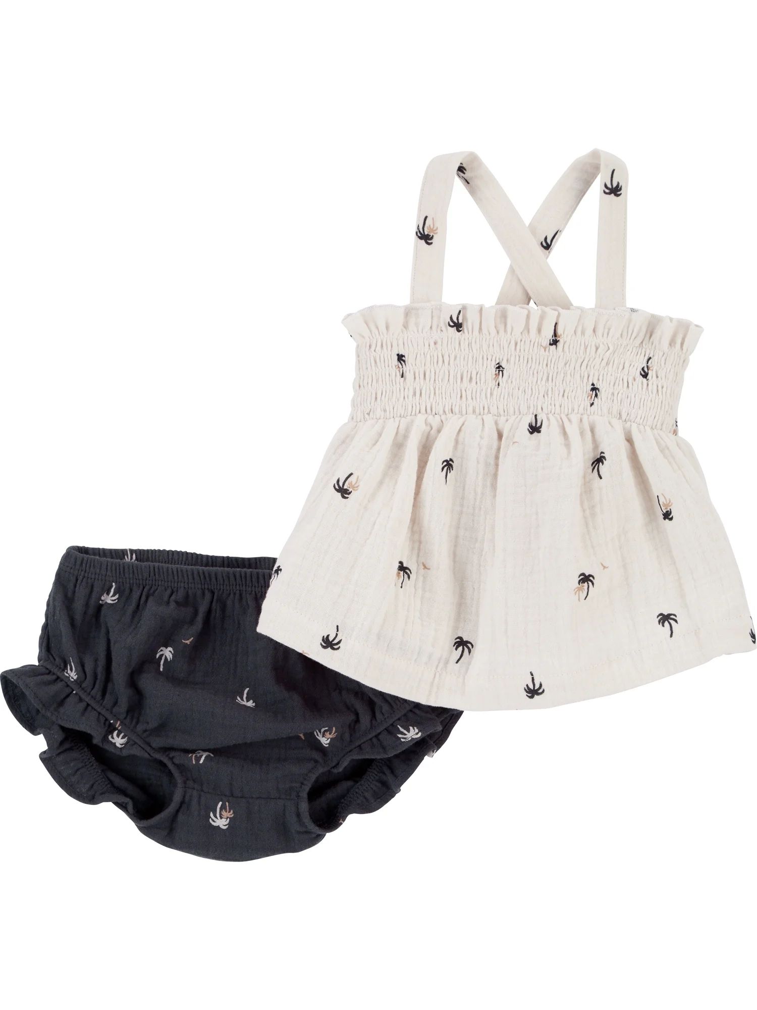 Carter's Child of Mine Baby Girl Outfit Set, 2-Piece, Sizes 0/3-24 Months | Walmart (US)