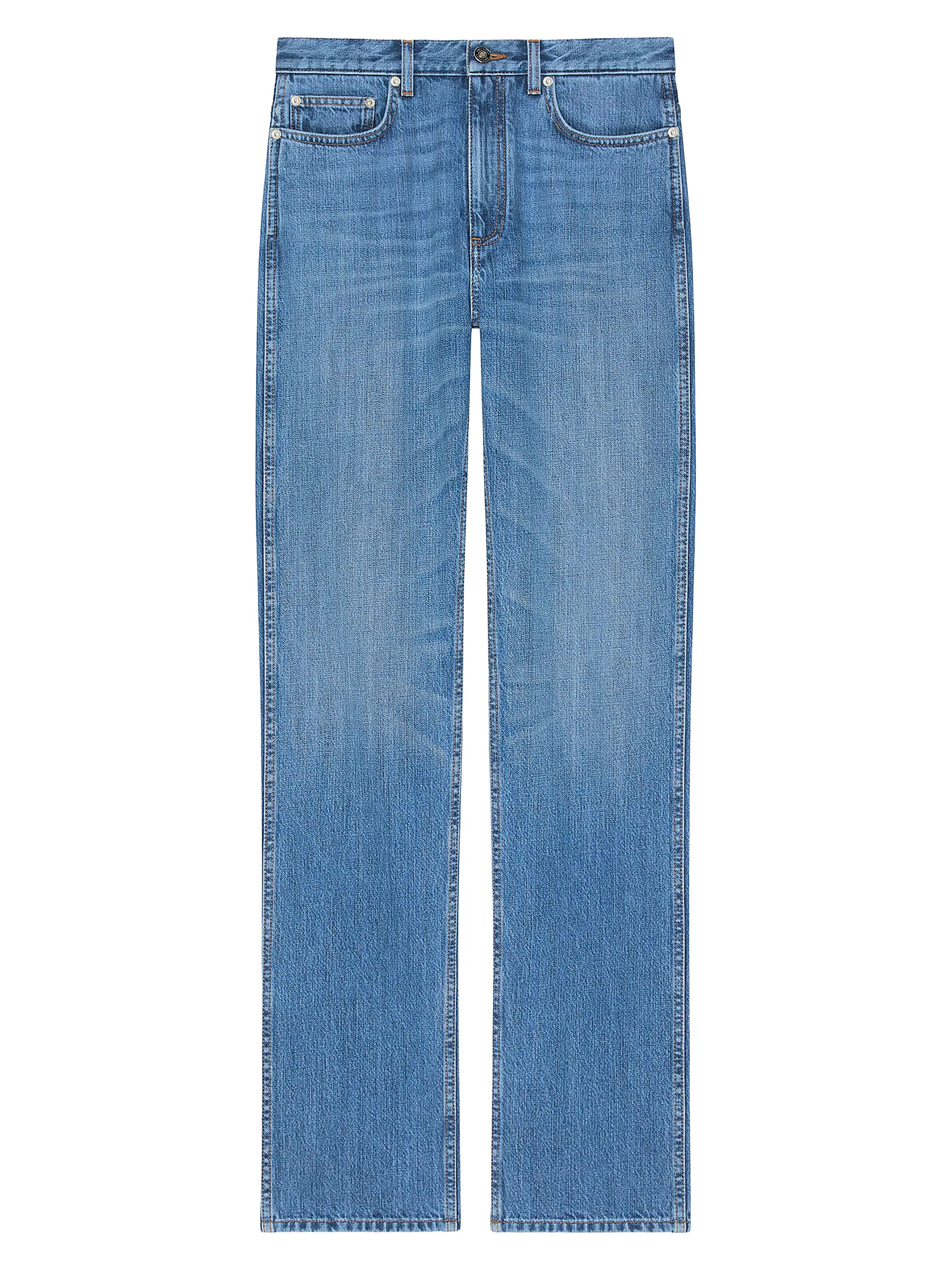 Givenchy Straight Jeans in Washed Denim | Saks Fifth Avenue | Saks Fifth Avenue