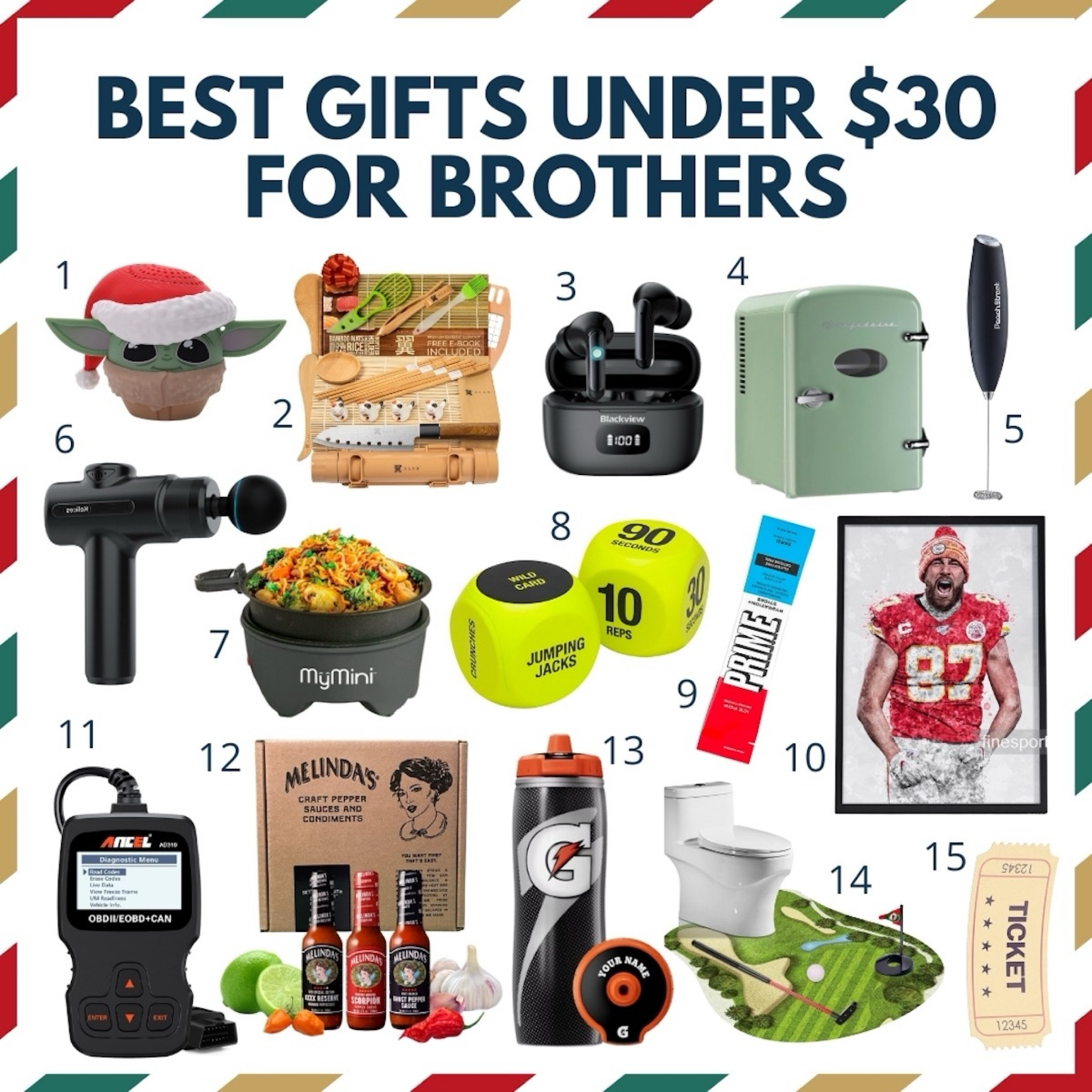 Shop our top gift ideas for brothers under $30! These won’t make him cringe and are things he’ll really love. Psst…we’re tested many of them! 🙌🏼🎁

#LTKHoliday #LTKMens #LTKGiftGuide