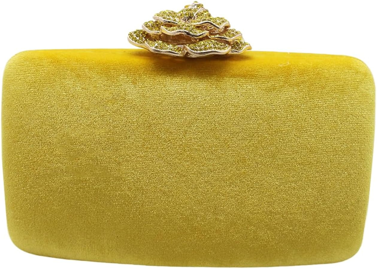 Women Velvet Clutch Bag Banquet Bag | Amazon (US)
