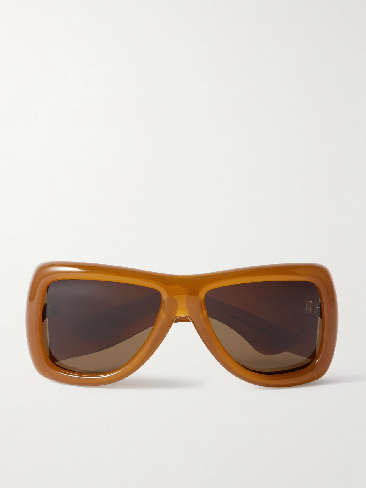 SAINT LAURENT EYEWEAR - Howl D-frame Acetate Sunglasses - Brown | NET-A-PORTER (US)