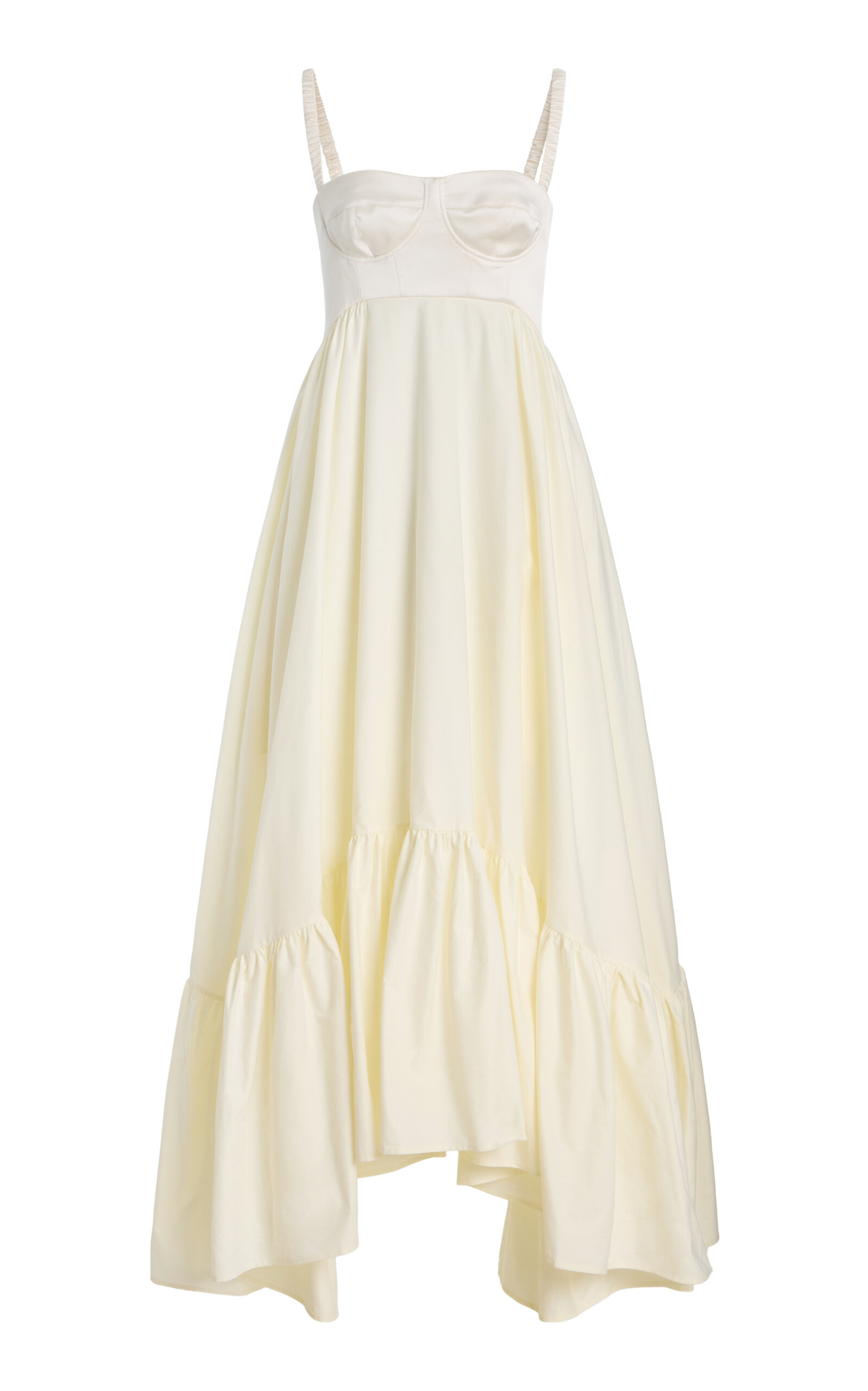 Asymmetric Cotton-Blend Maxi Dress | Moda Operandi (Global)