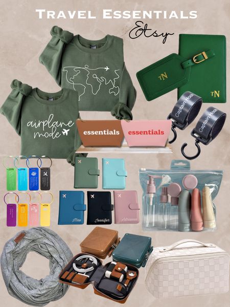 Travel essentials finds from Etsy. 




Vacation essentials, travel must haves, travel sweater, travel sweatshirts, luggage tag, travel makeup bag, travel essentials bag, hook luggage, passport holder, travel cosmetic bag 

#LTKtravel #LTKSeasonal #LTKfindsunder50