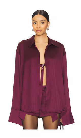 Andi Shirt in Blackberry | Revolve Clothing (Global)