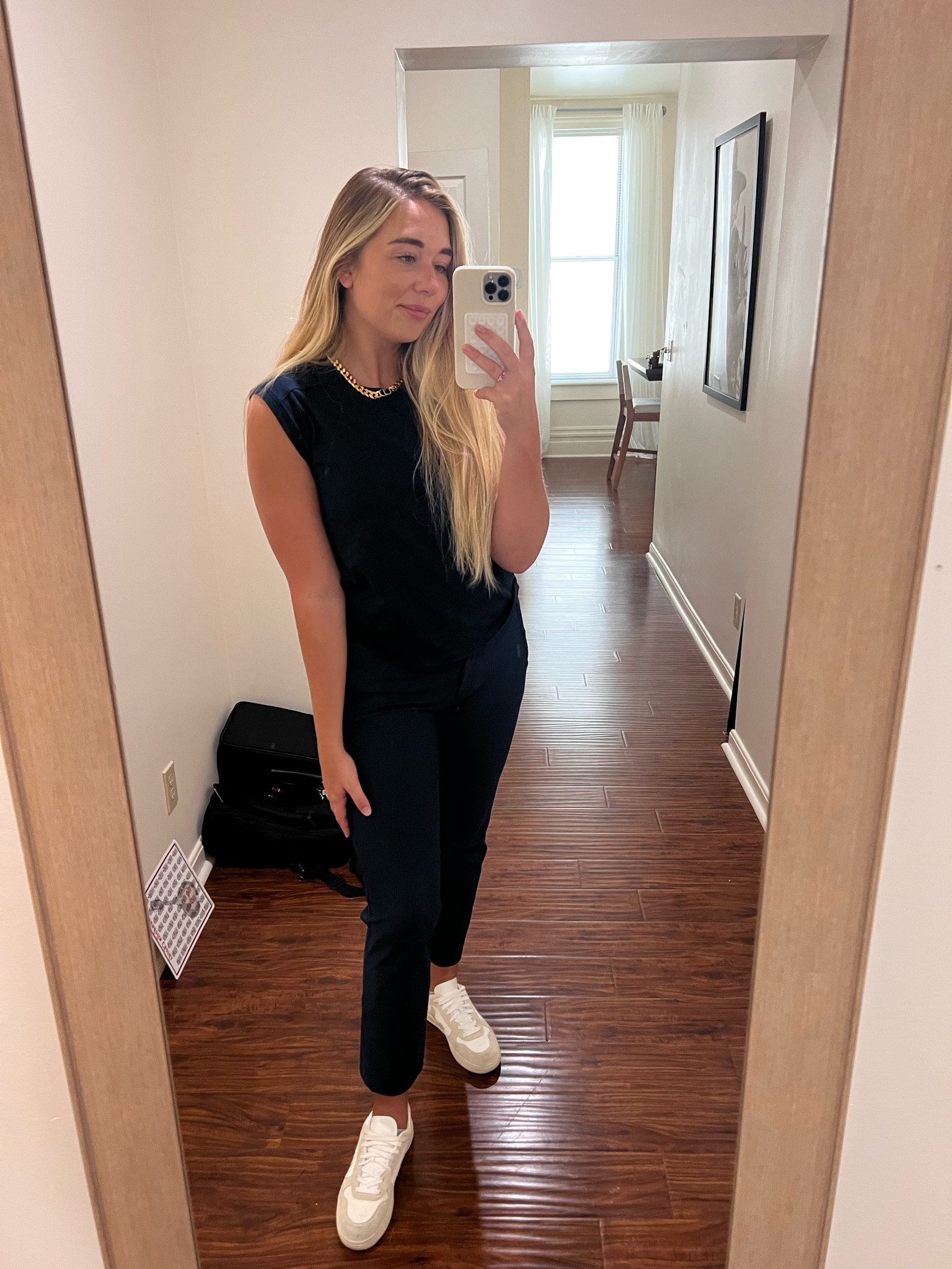 off to my hair appt this morning🫶🏼 navy everything! 💖✨

#LTKunder50 #LTKmidsize #LTKstyletip