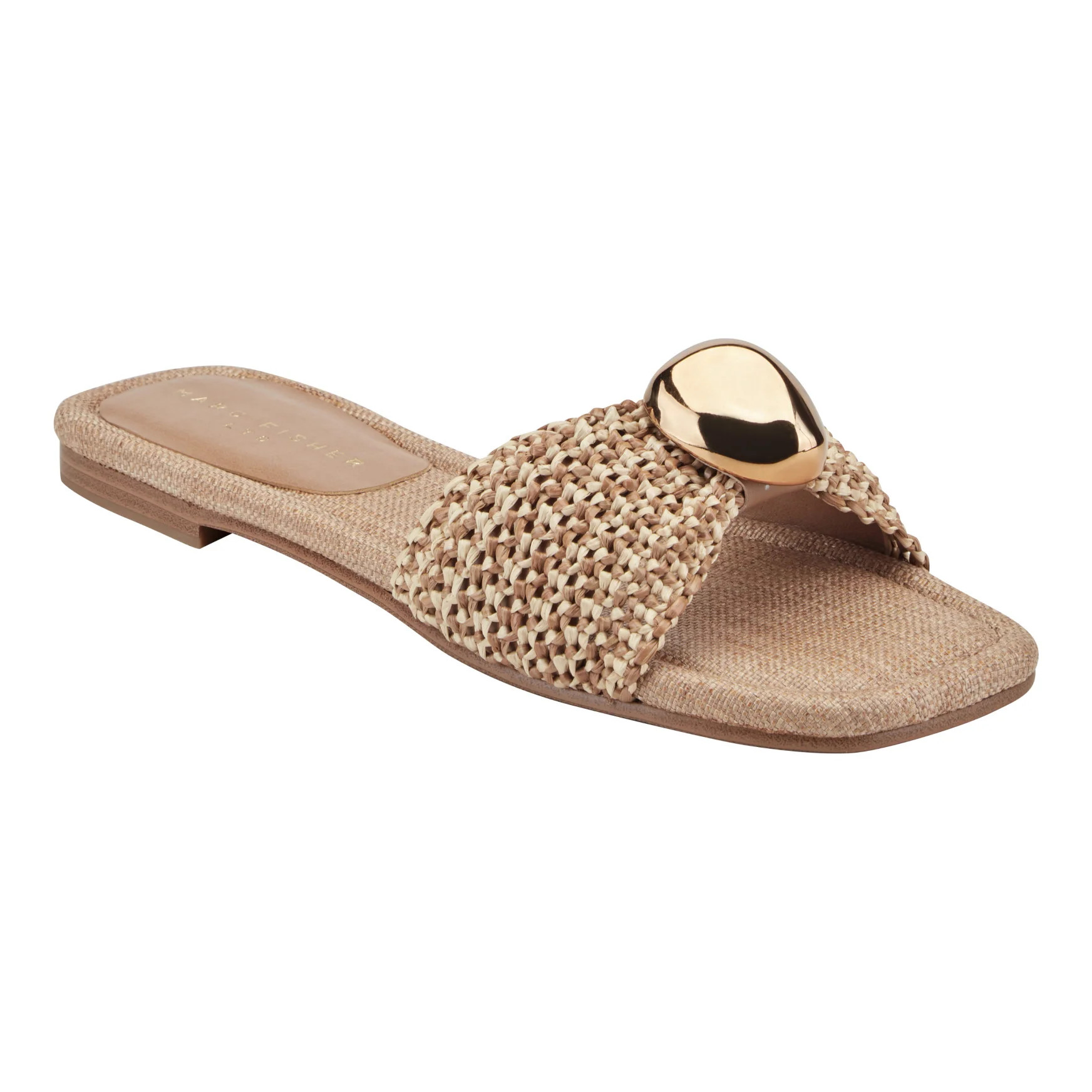 Nalena Flat Slide Sandal | Marc Fisher