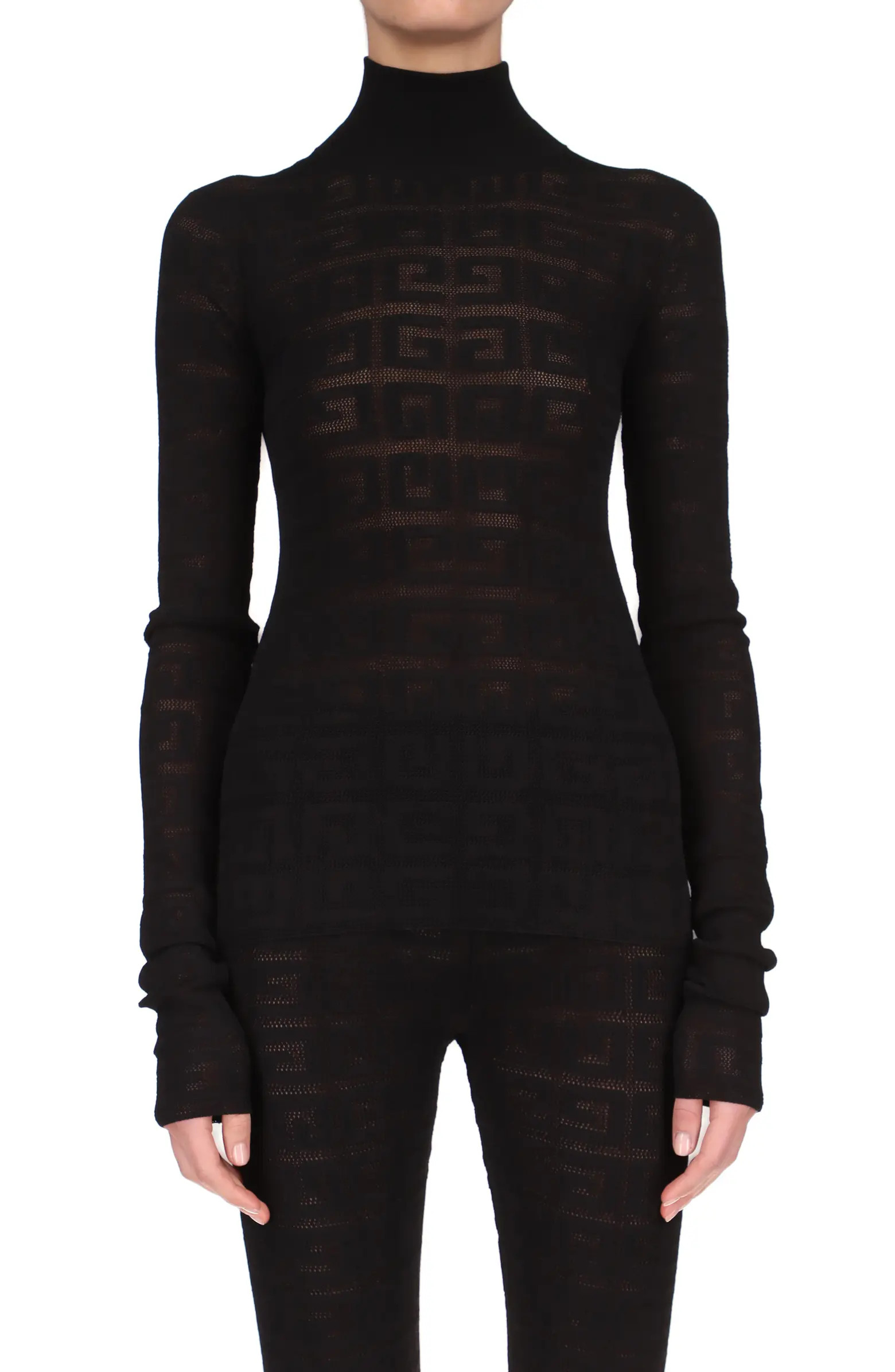 Givenchy 4G Logo Mock Neck Sweater | Nordstrom | Nordstrom