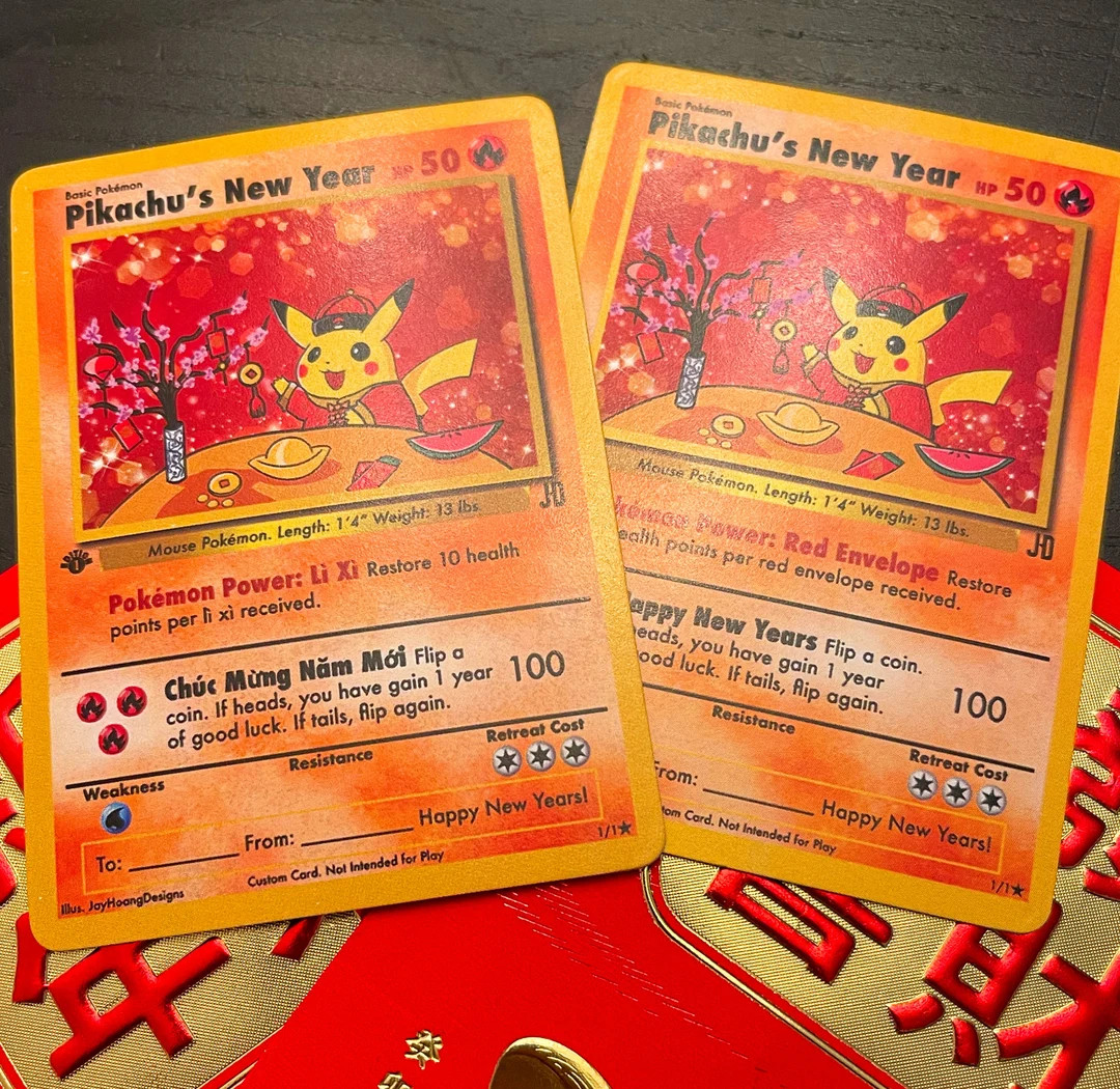 Lunar Year's Special Trading Card | Etsy (US)