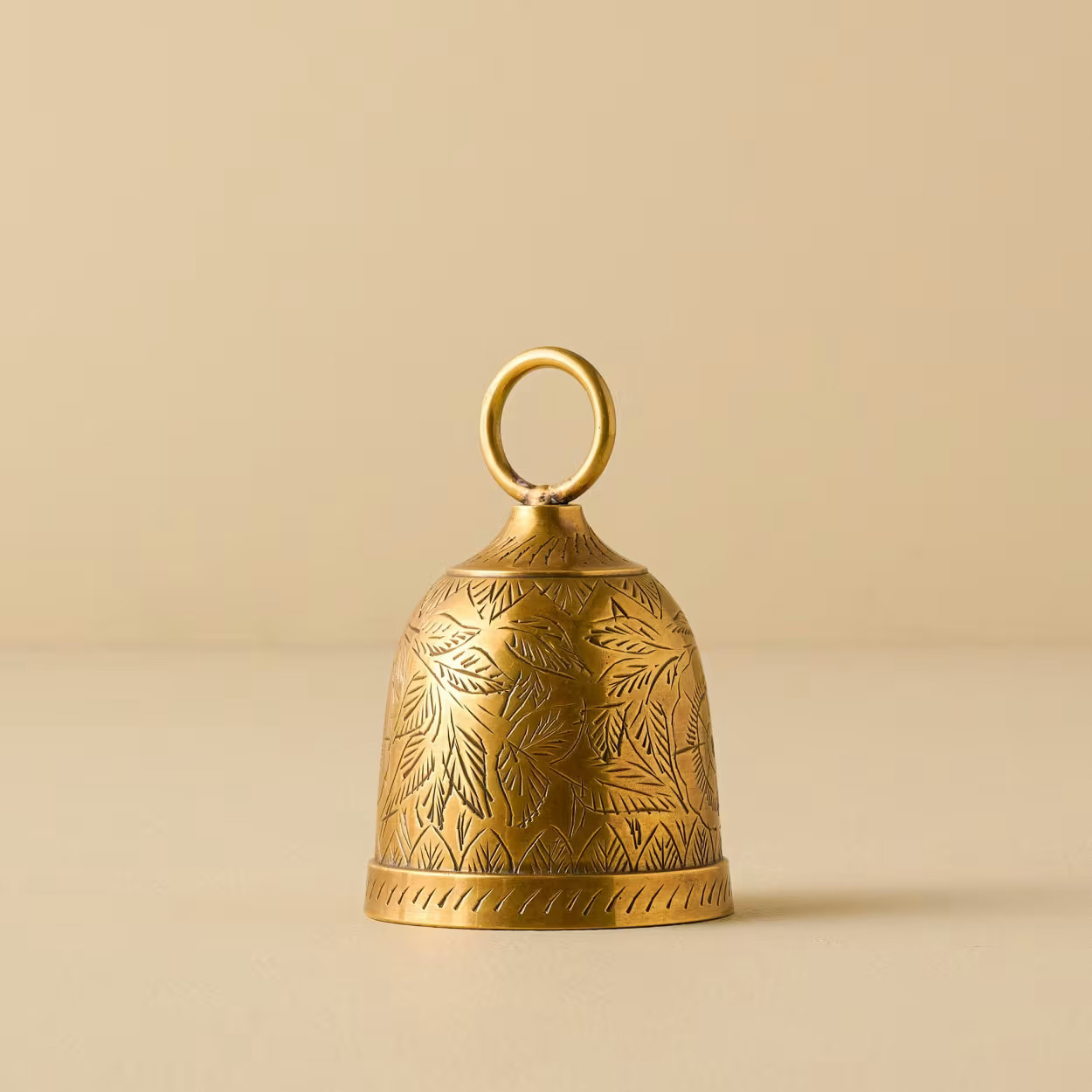 Gigi Etched Brass Bell | Magnolia