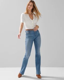High-Rise Everyday Soft Denim™ Flare Jeans | White House Black Market