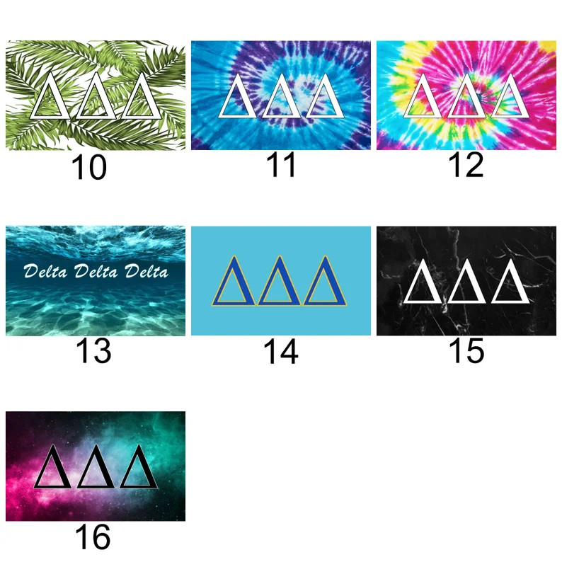 Pro-graphx Delta Delta Delta Sorority Flag 3' X 5' - Etsy | Etsy (US)