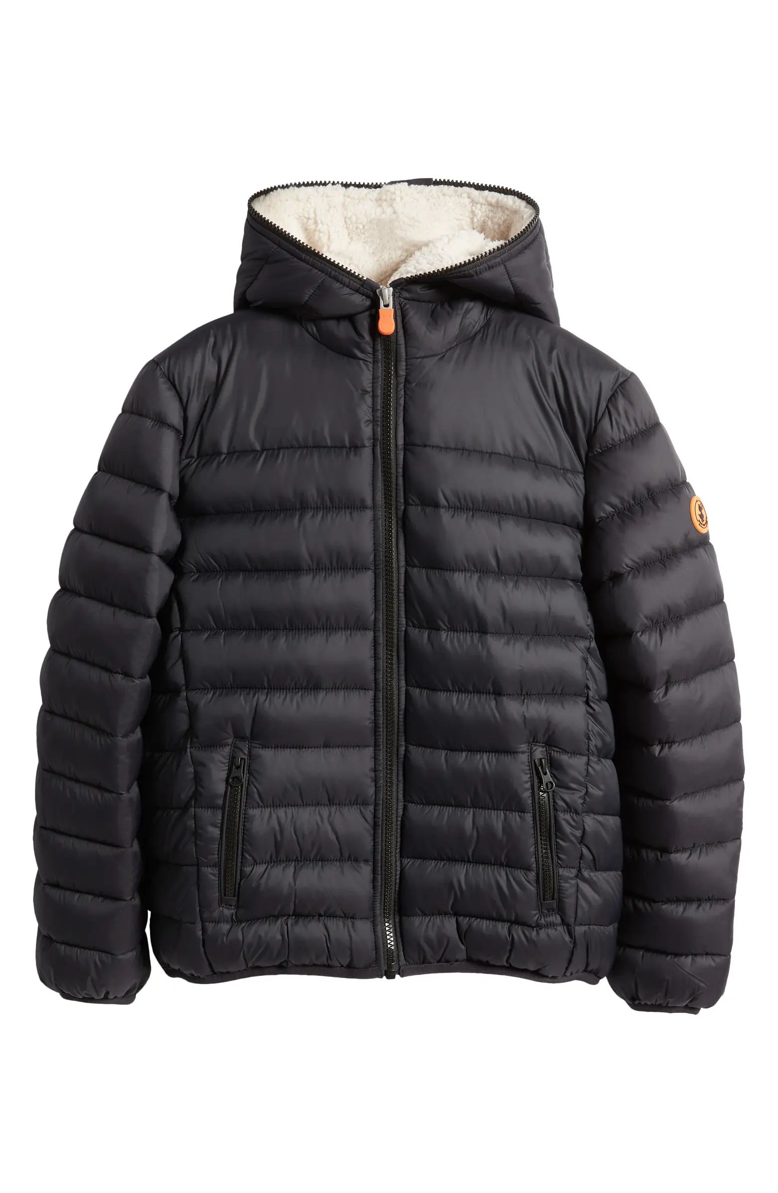 Kids' Lemy Faux Fur Lined Hooded Quilted Jacket | Nordstrom