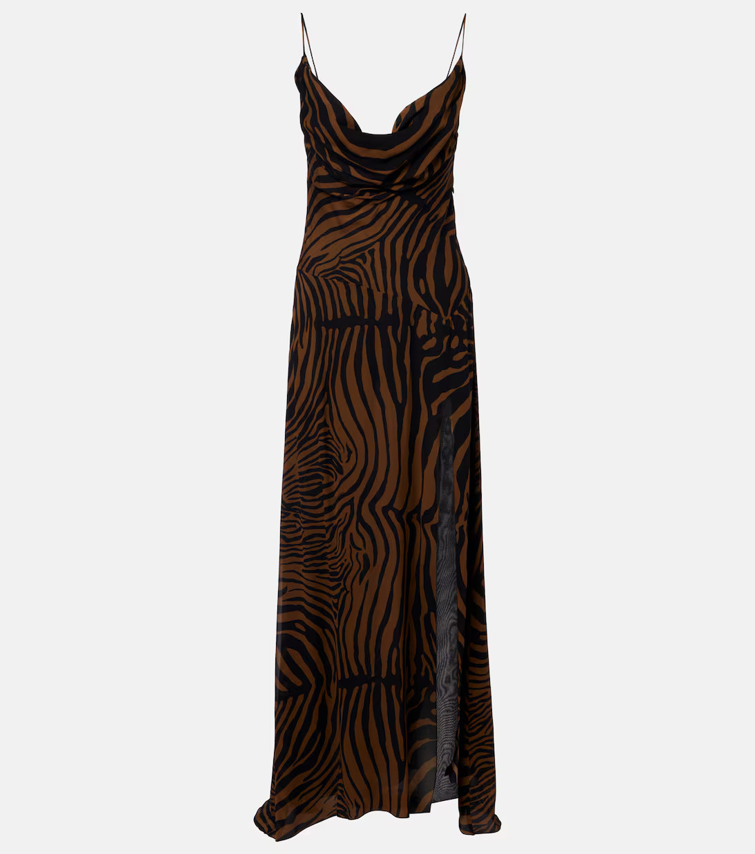 Zebra-print maxi dress | Mytheresa (UK)
