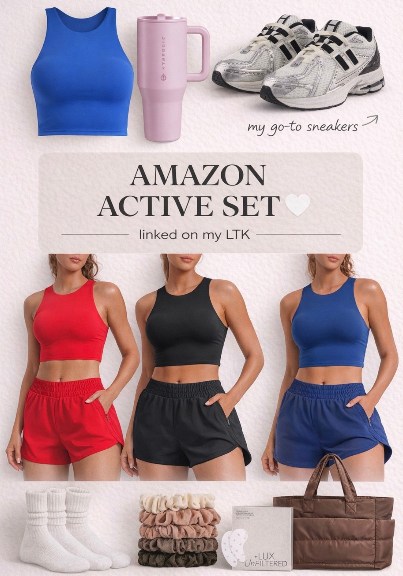 these amazon sets??? I have all colors 😍

I’ve had them for YEARS
and they give the same look as $$$ brands

but way more affordable

linked on my LTK 🤍



#LTKActive #LTKTravel #LTKfitnessgoals