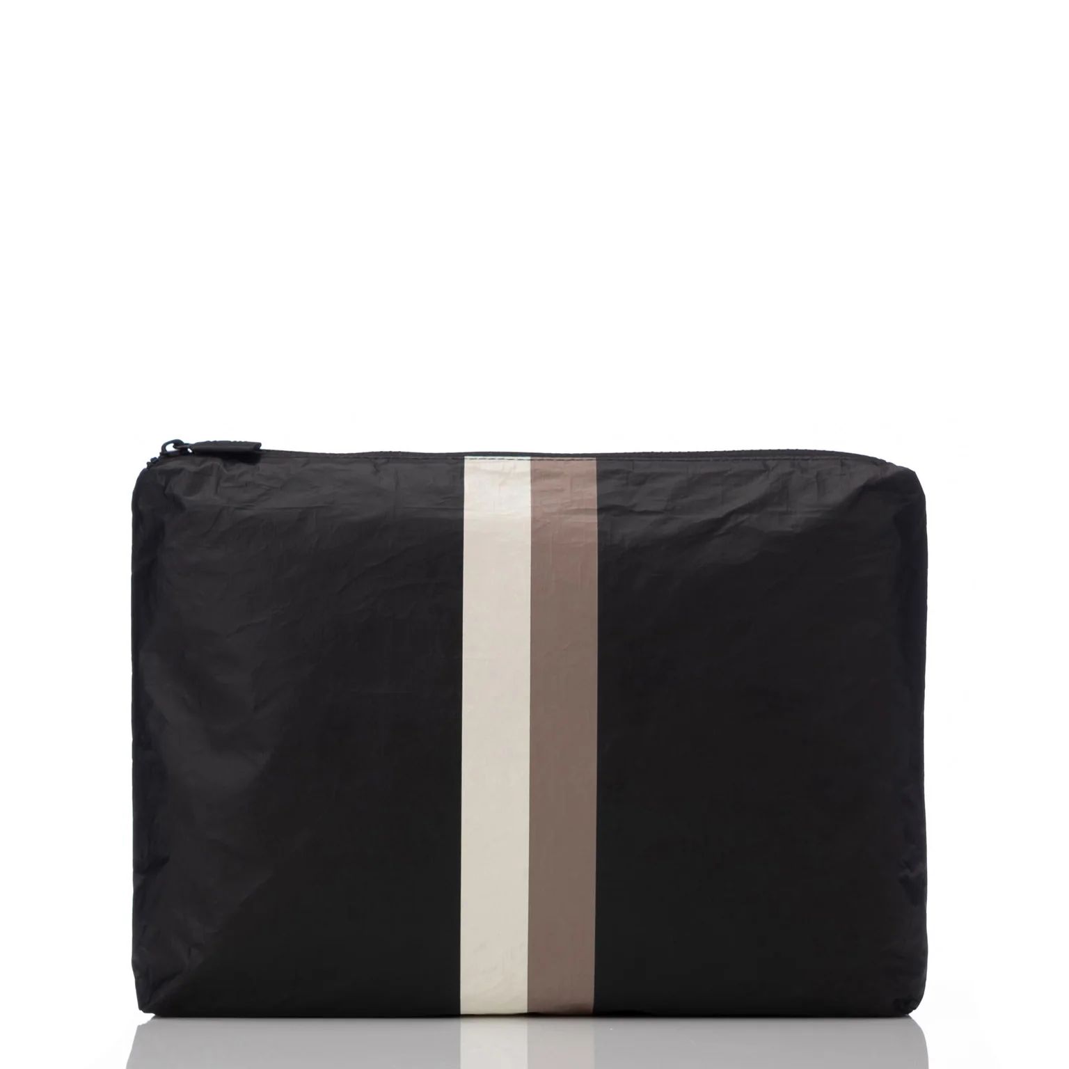 Le Voyageur Mid Pouch in Caffe on Black | ALOHA Collection | ALOHA Collection