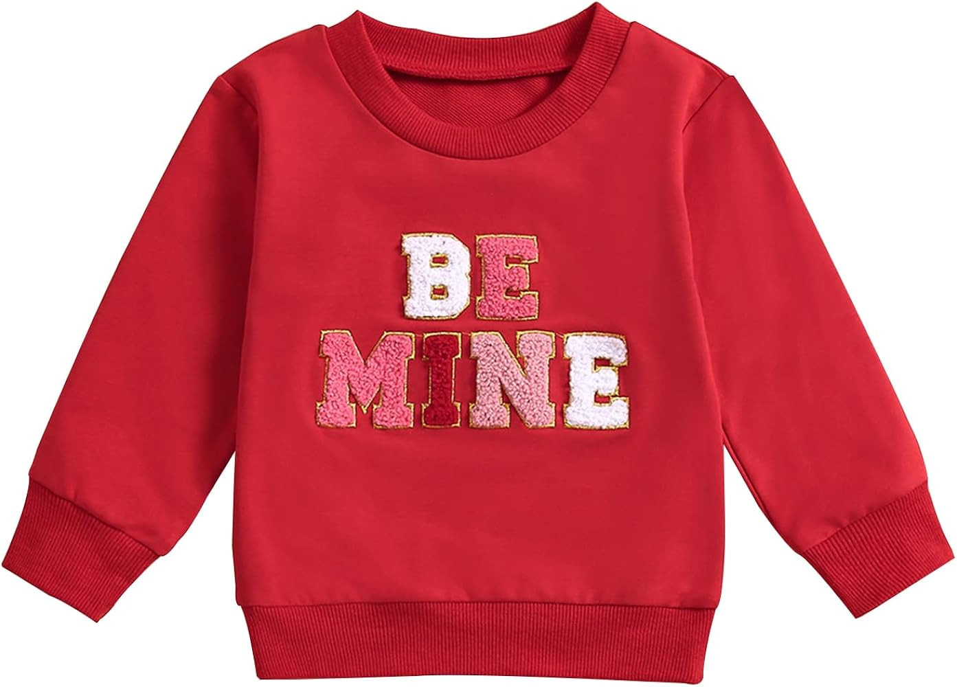 Baby Boy Girl Cute Long Sleeve Crew Neck Letters Heart Print Sweatshirt Infant Newborn Valentines... | Amazon (US)