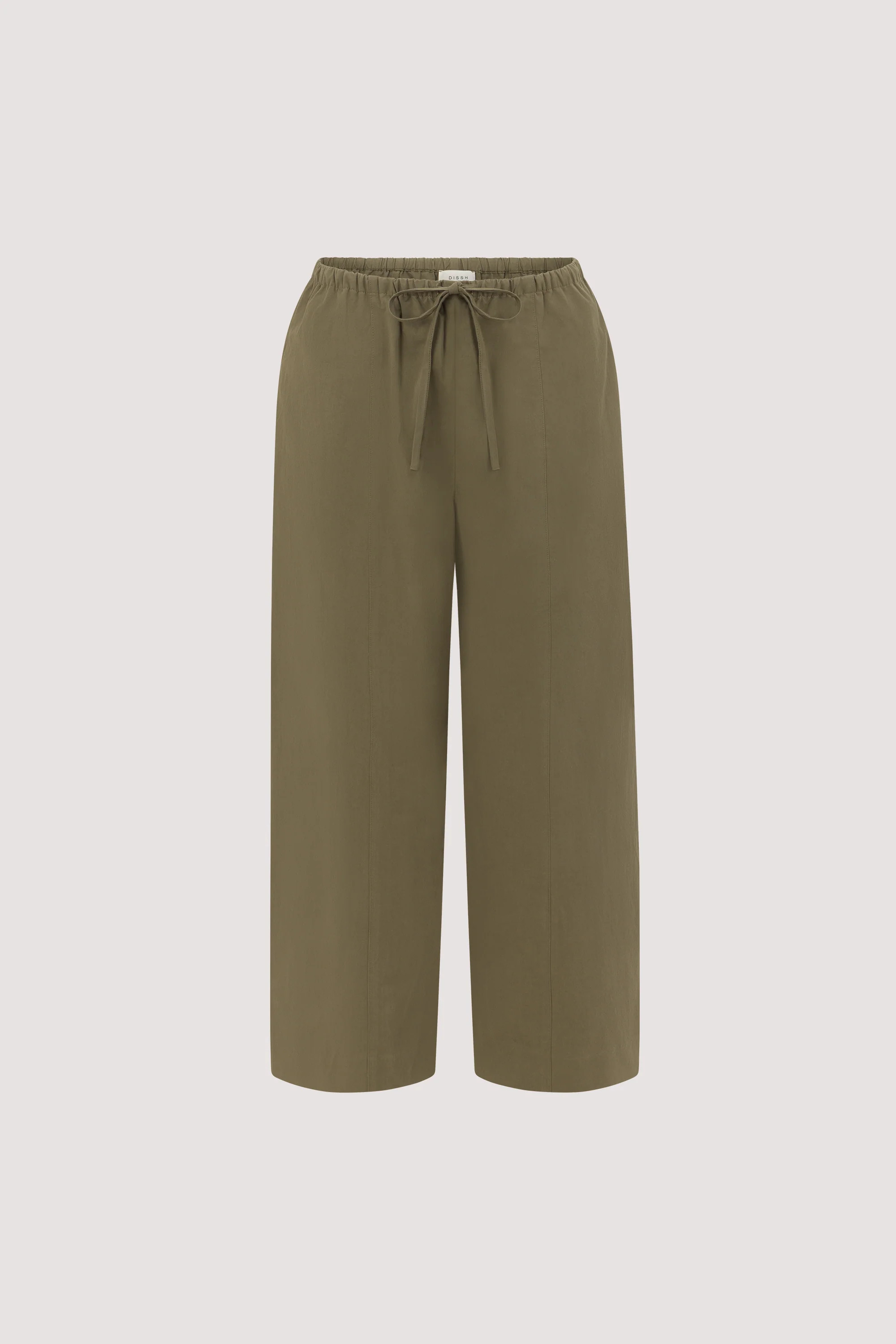 SCOUT KHAKI POPLIN BARREL PANT | DISSH