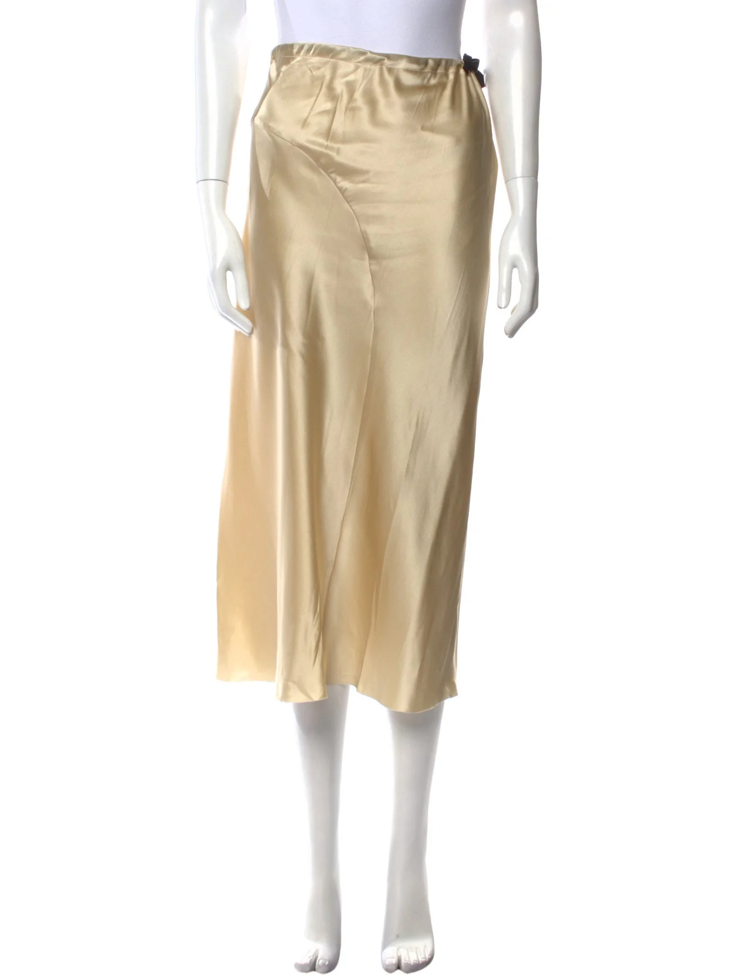 Silk Midi Length Skirt | The RealReal