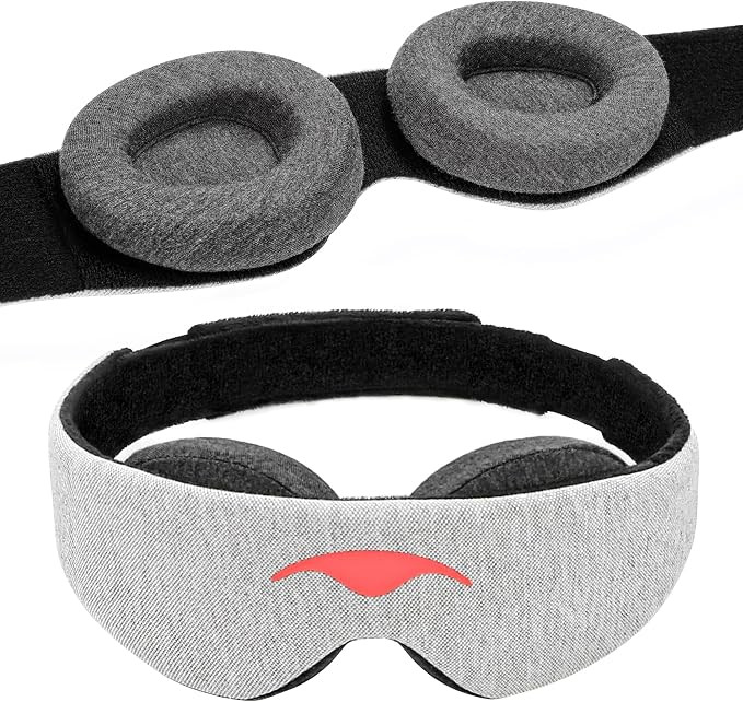Manta Original Sleep Mask - Maximum Blackout Sleep Mask for Deep Sleep, Adjustable with Detachabl... | Amazon (US)